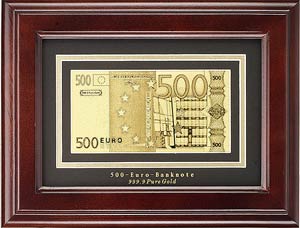 Подарочный набор «Евро» в деревянной рамке HB-045